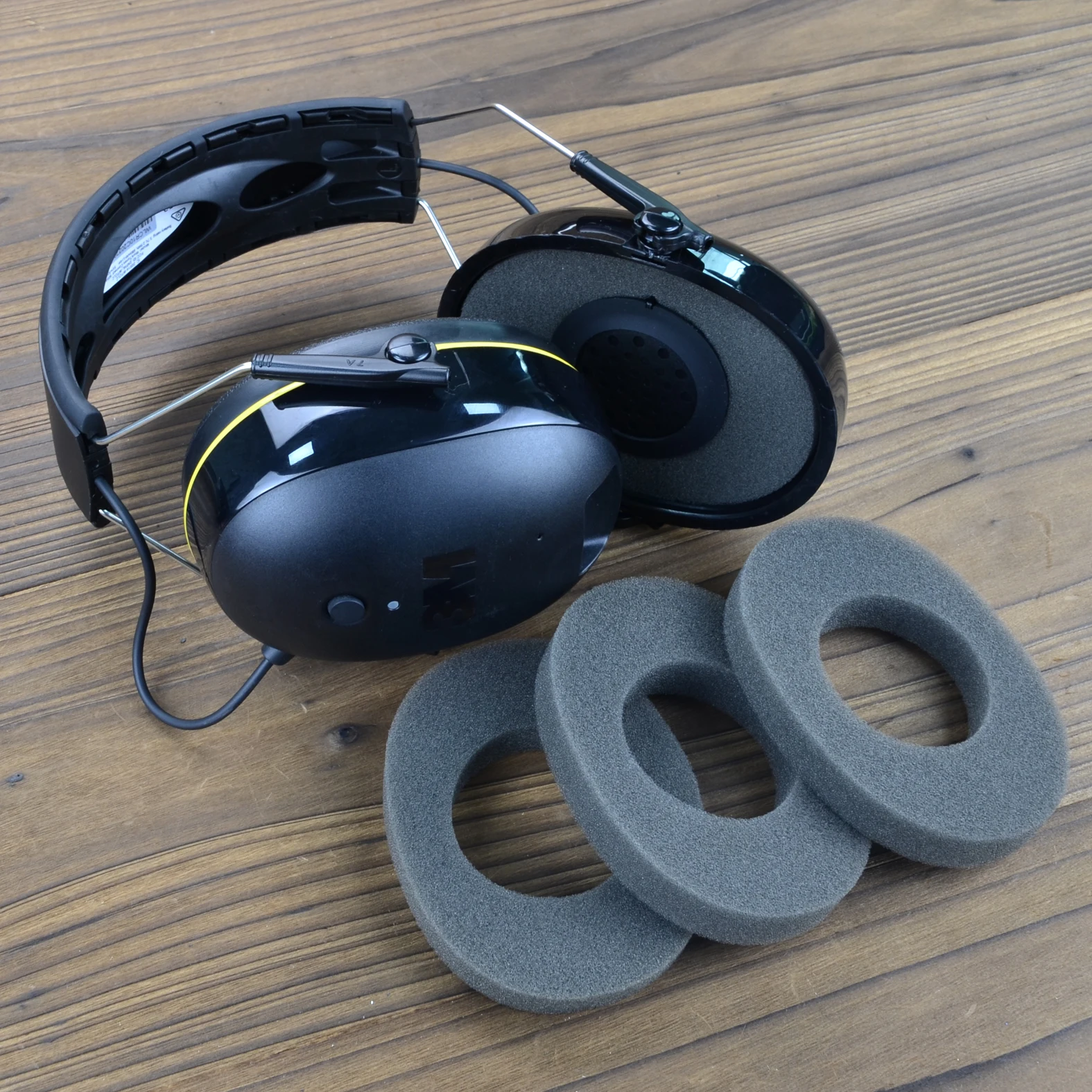 2 Pairs  Sound Insulation Cotton Soft Cotton Earpads Ear Muffs  For 3M Worktunes Connect Headphones