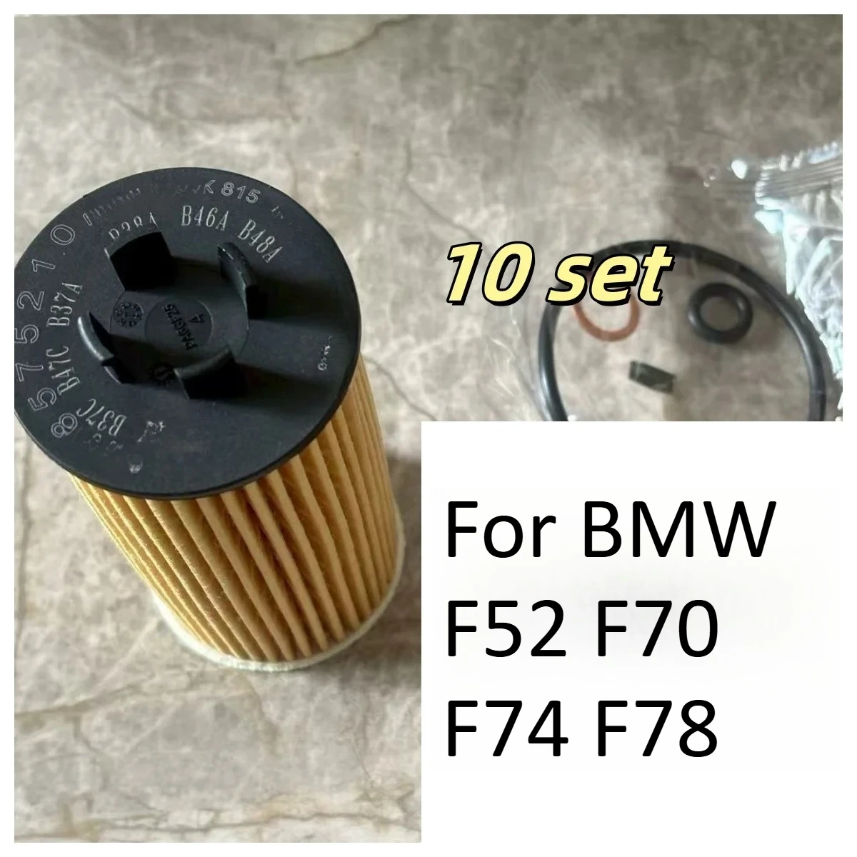 

Set oil-filter element 11428570590 for F52 F70 F74 F78