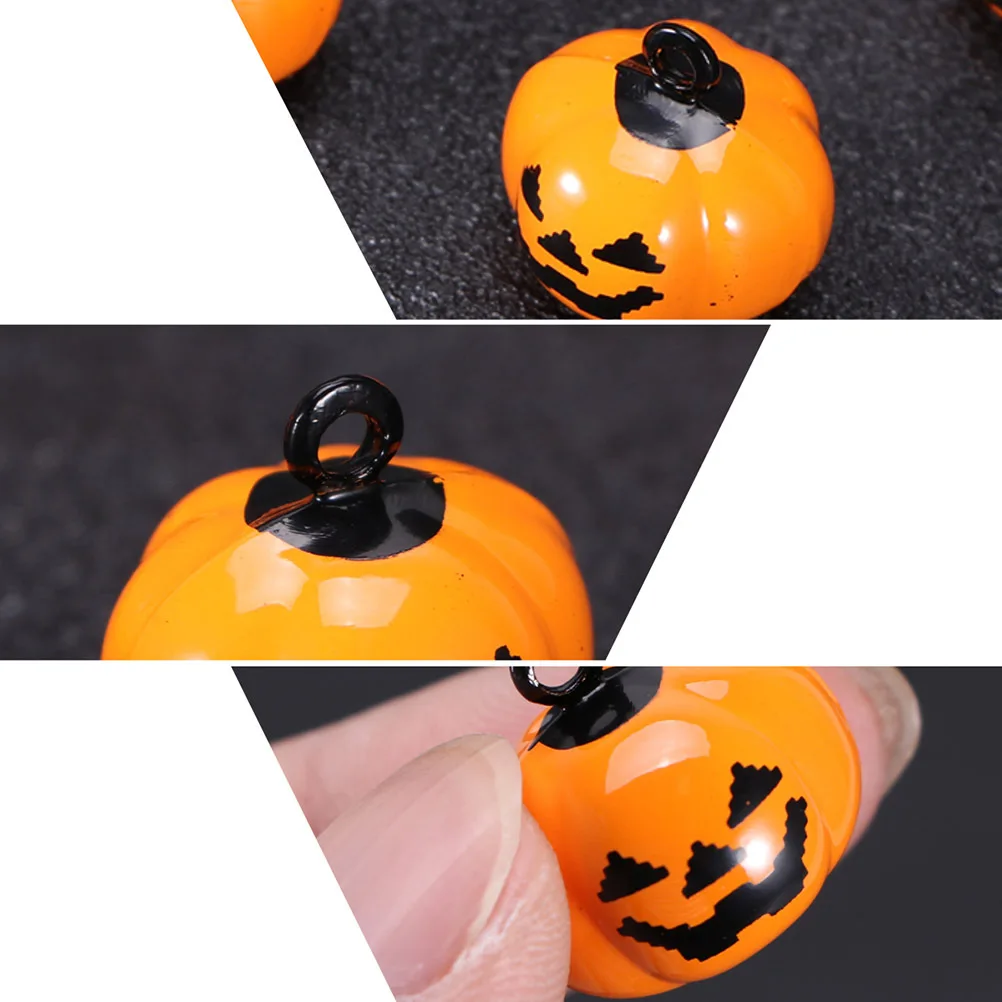 

5 pcs Halloween Pumpkin Pendant Pet Collar Charm For Dog Cat Small Durable Bell Decor Halloween Collar Pendant