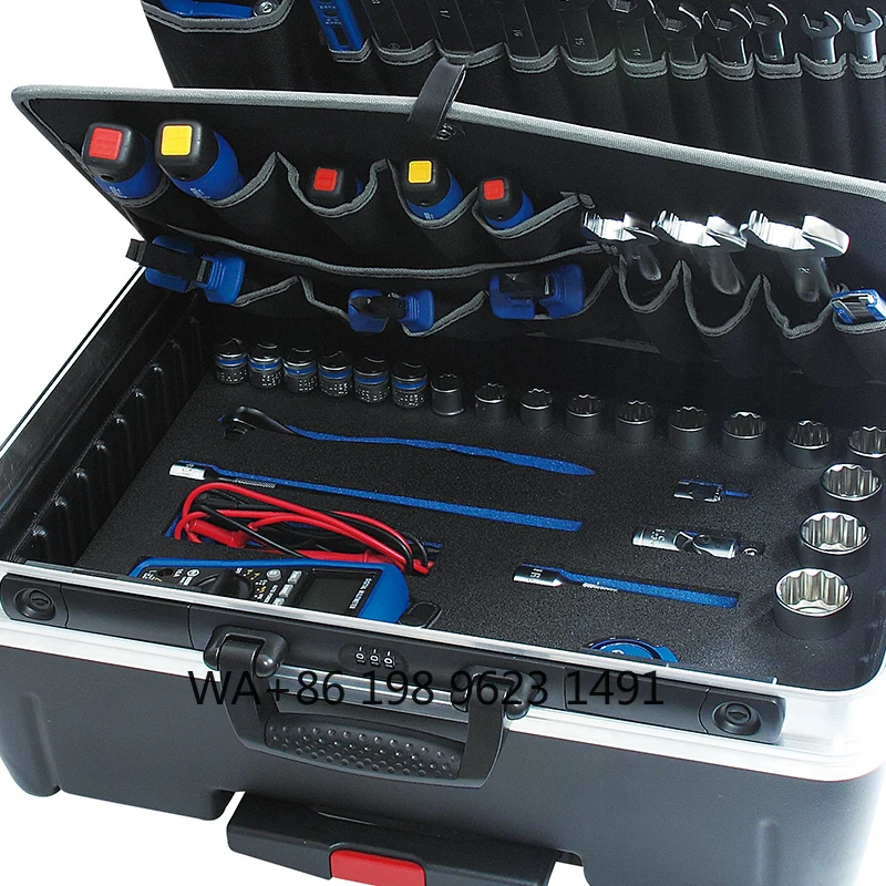 Multifunctional automotive repair tool set, universal heavy-duty hand tools for car daily maintenance, widely applied in garage
