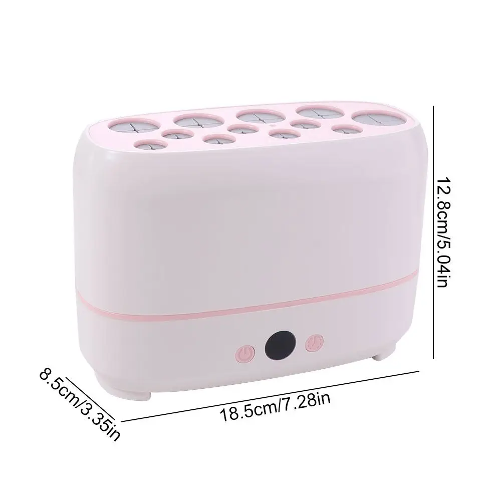 Automatic Electric Cosmetic Brush Drying Machine Fast Dryer 12 Holes Makeup Brushes Dryer Cleaner Visible