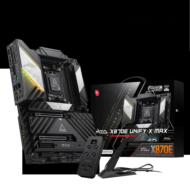 X870E-X MAX main board supports 9950X3D2/9850X3D/9800X3D