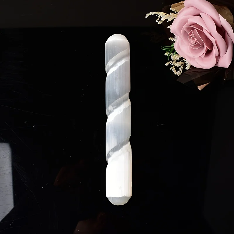 Natural stone nitrite white plaster sticks, desktop decoration gift. Perfect for spiritual and aesthetic enhancement, room decor