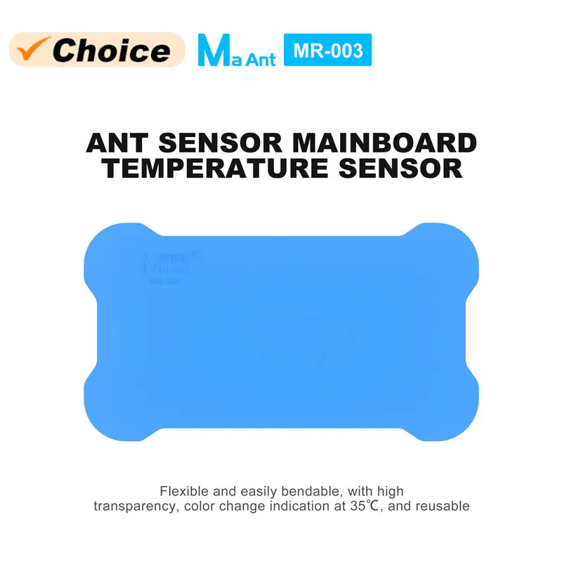 MaAnt MR-003 35°C Change Thermal Indicator Sheet PCB Short Circuit Overheating Fault Locator Pad for Mobile Phone Repair Tool