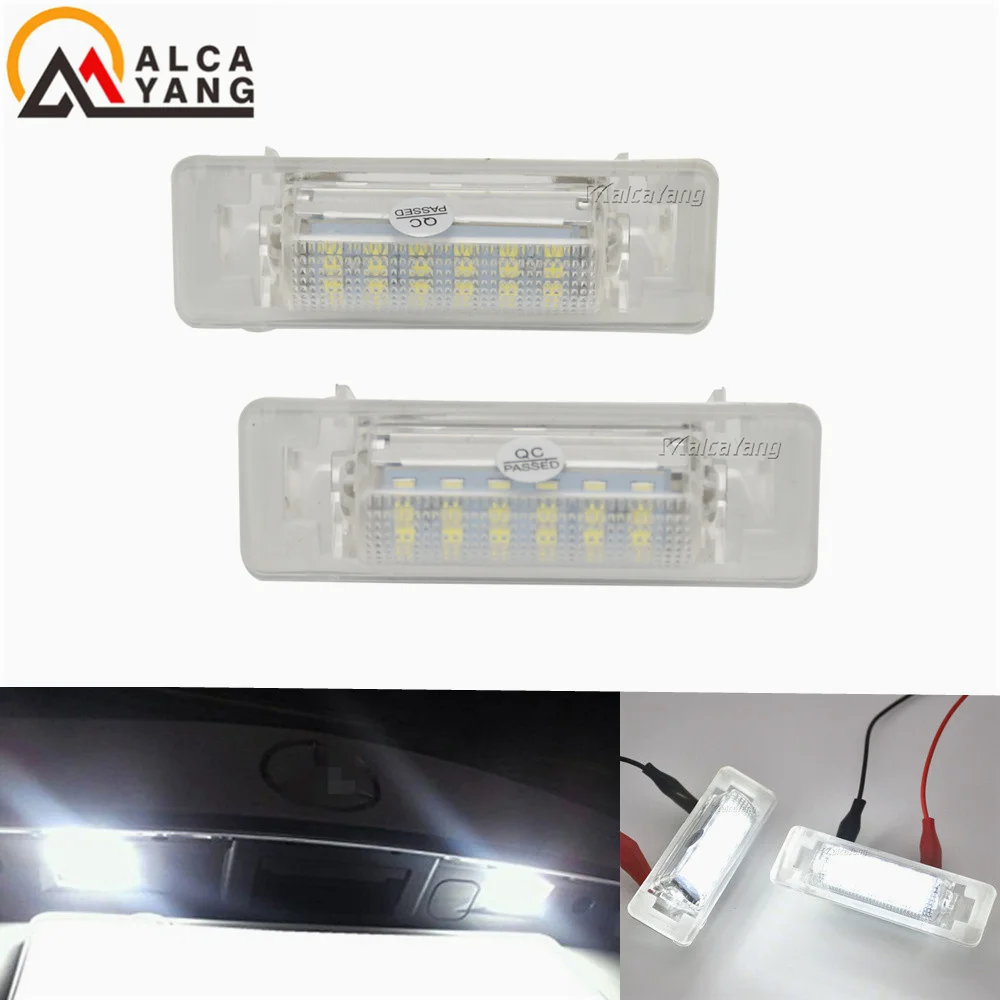 Car Rear Led Number License Plate Light For Mercedes Benz W210 E300 E320 E420 W202 4D C230 C280 C43 AMG Energy Saving Led Lamp