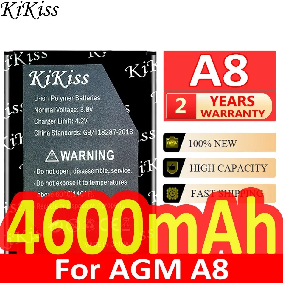 

4600mAh KiKiss Powerful Battery A 8 For AGM A8