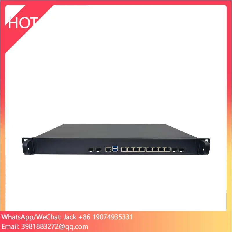 

4th Gen 1U Firewall 8 Lans 2*10G SFP I7-4770QM Liunx Pfsense Opnsense I3/i5/i7 1U Firewall PC Security Appliance