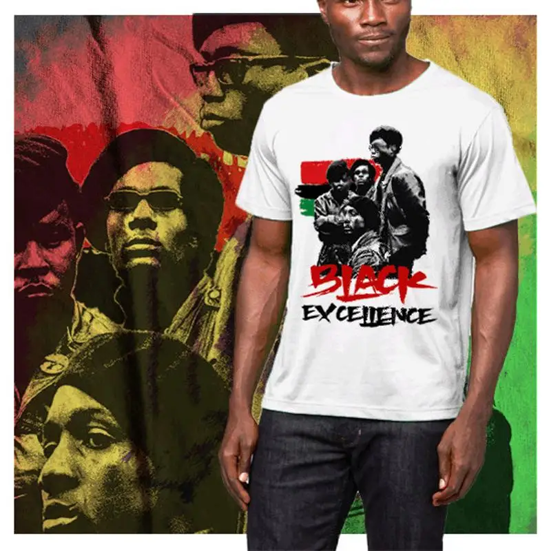 Black History Month T-Shirt Angela Davis Marcus Garvey Malcolm X Huey P Woke