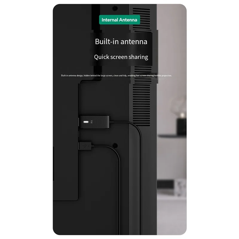 

【Кабель USB-C】Экранный проектор, устройство приемника беспроводной передачи точки-точка для мобильных телефонов, телевизоров, компьютеров