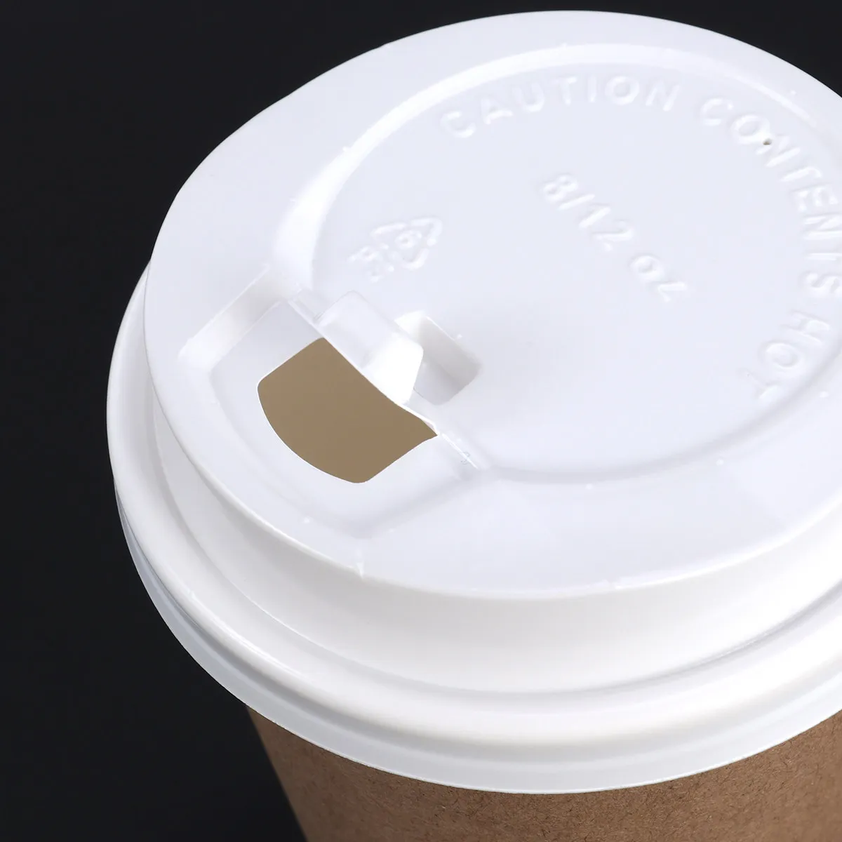 

50Pcs Thicken Disposable Kraft Paper Cups Double Wall Insulated Hot Drink Cups for Coffee Tea Juice Party Wedding Takeout