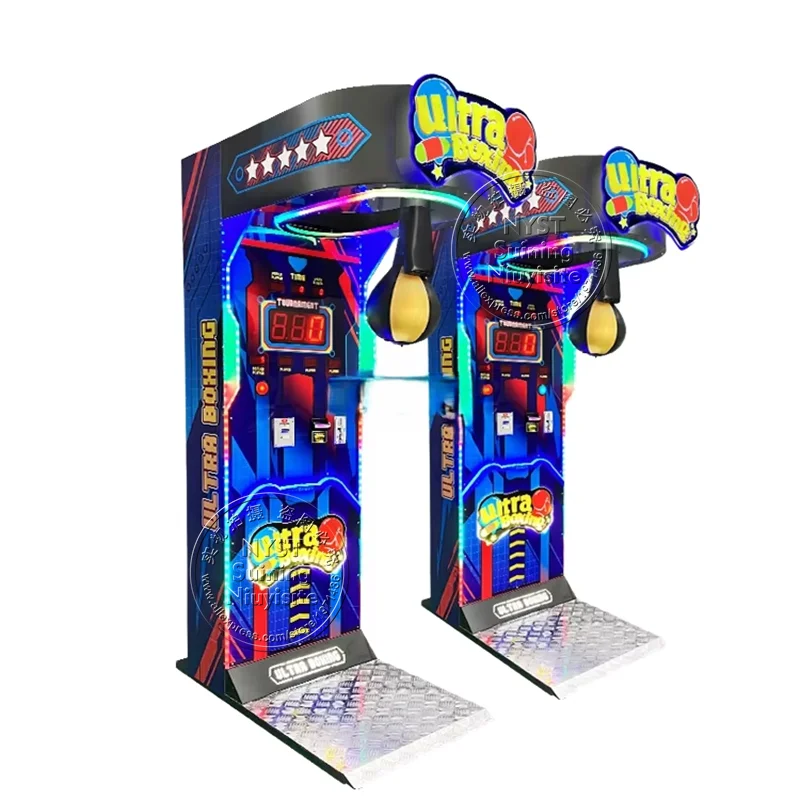 Strength Tester Boxing Punch Machine Amusement Adult Sports Ticket Redemption Coin Operated Arcade Boxing Hitting Game Machines
