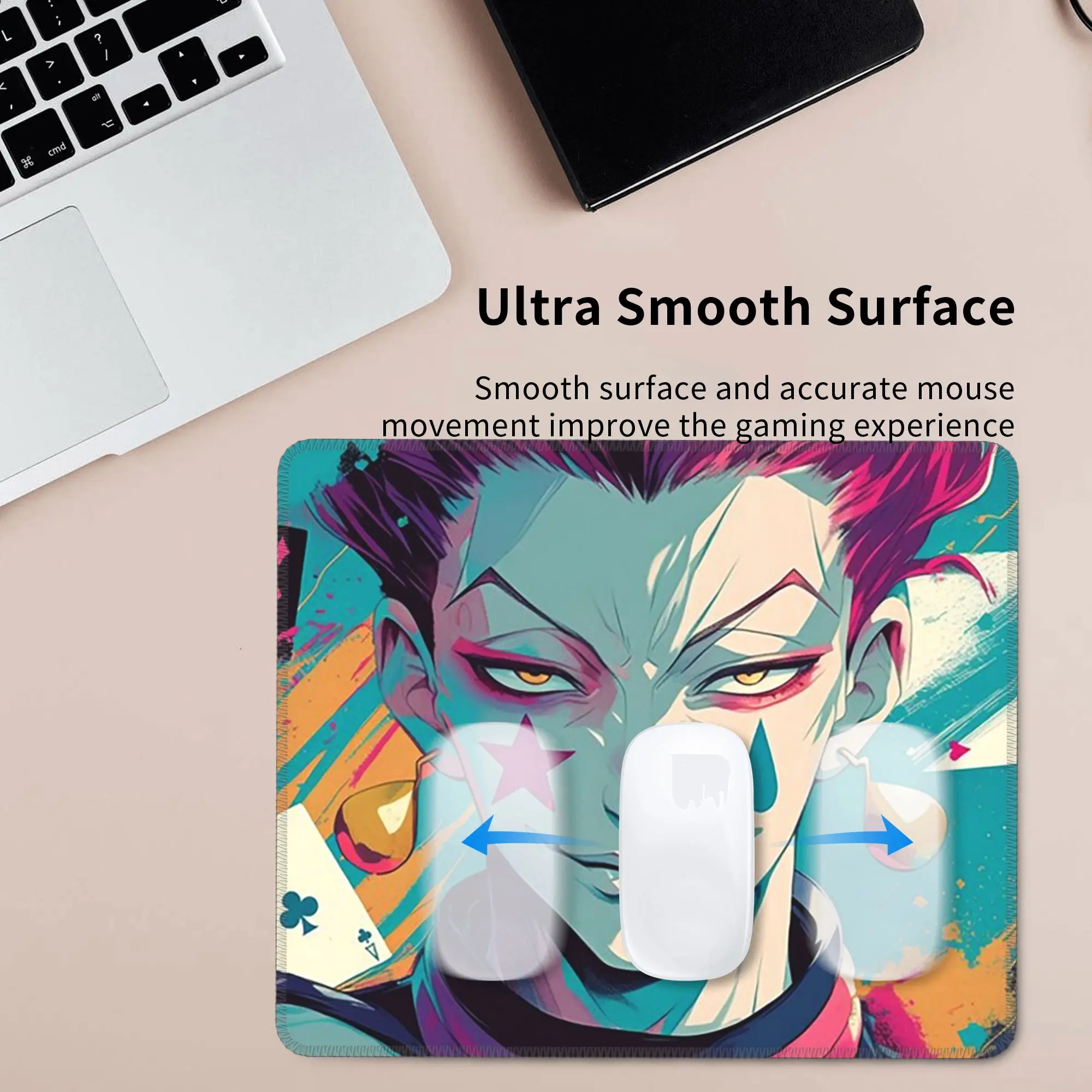 Anime Hisoka Hunter X Hunter Magical Joker Mouse Pad Computer Keyboard Mouse Mat Gamer PC Laptop Desk Mat Accessories Table Mats