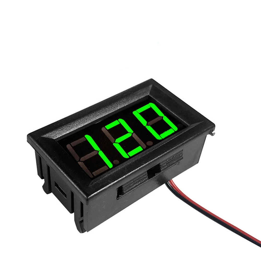 0.56 Inch DC LED Digital Voltmeter 4.5V-30V Voltage 3 Wires Digital Ammeter Voltmeter Volt Panel Tester Meter For Motorcycle Car