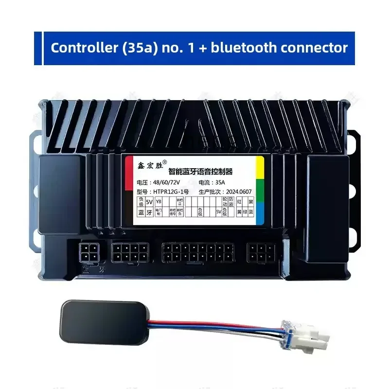 

Контроллер TQH Bluetooth Smart 48V/60V/72V для двухколесных электросамокатов и электроскутеров (Emma, Yadi, Knife, Xinri, Golden Arrow и др.)