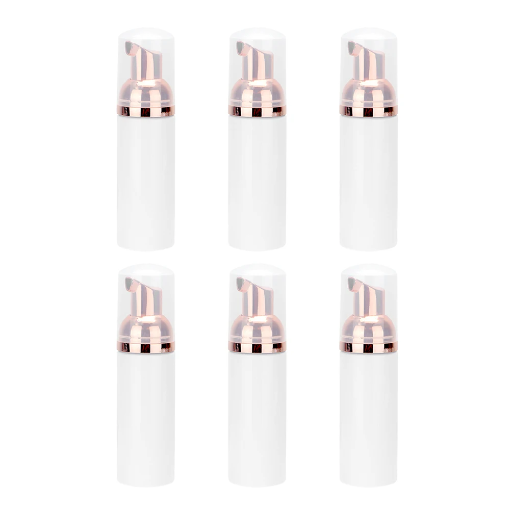 

6pcs Foaming Bottle Making Facial Cleanser Bottle Portable Refillable Container Durable Suitable Size