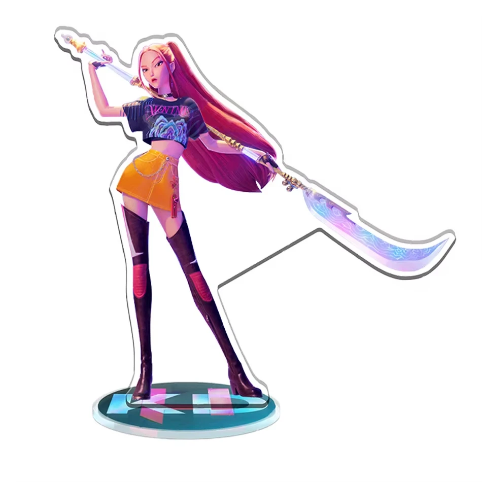 Kpop شيطان هنتر ساجا الأولاد شخصية الوقوف أفلام أنيمي الكورية شيطان النمر نماذج الكرتون الاكريليك سطح المكتب زخرفة المشجعين هدية