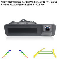 AHD 1080P Vehicle Trunk Handle Rear View Camera for BMW 5 Series F10 F11/ Bmw3 F30 F31 F32/X3 F25/X4 F26/X5 F15/X6 F16