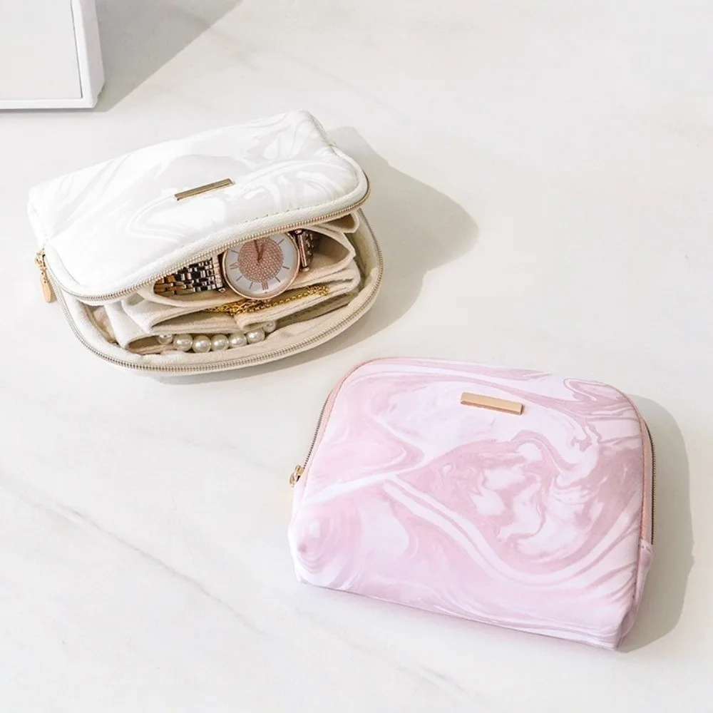 

Multi-layer Jewelry Storage Bag Zipper Ring Pendant Watch Storage Bag Multifunctional Bracelet Bangle Organizer Ladies/Girls