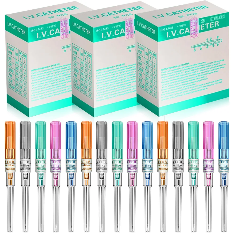 

Disposable Piercing Needles 14/16/18/20/22G Catheter Cannula Sterile Body Ear Nose Nipple Lip Piercing Tools Tattoo Needle