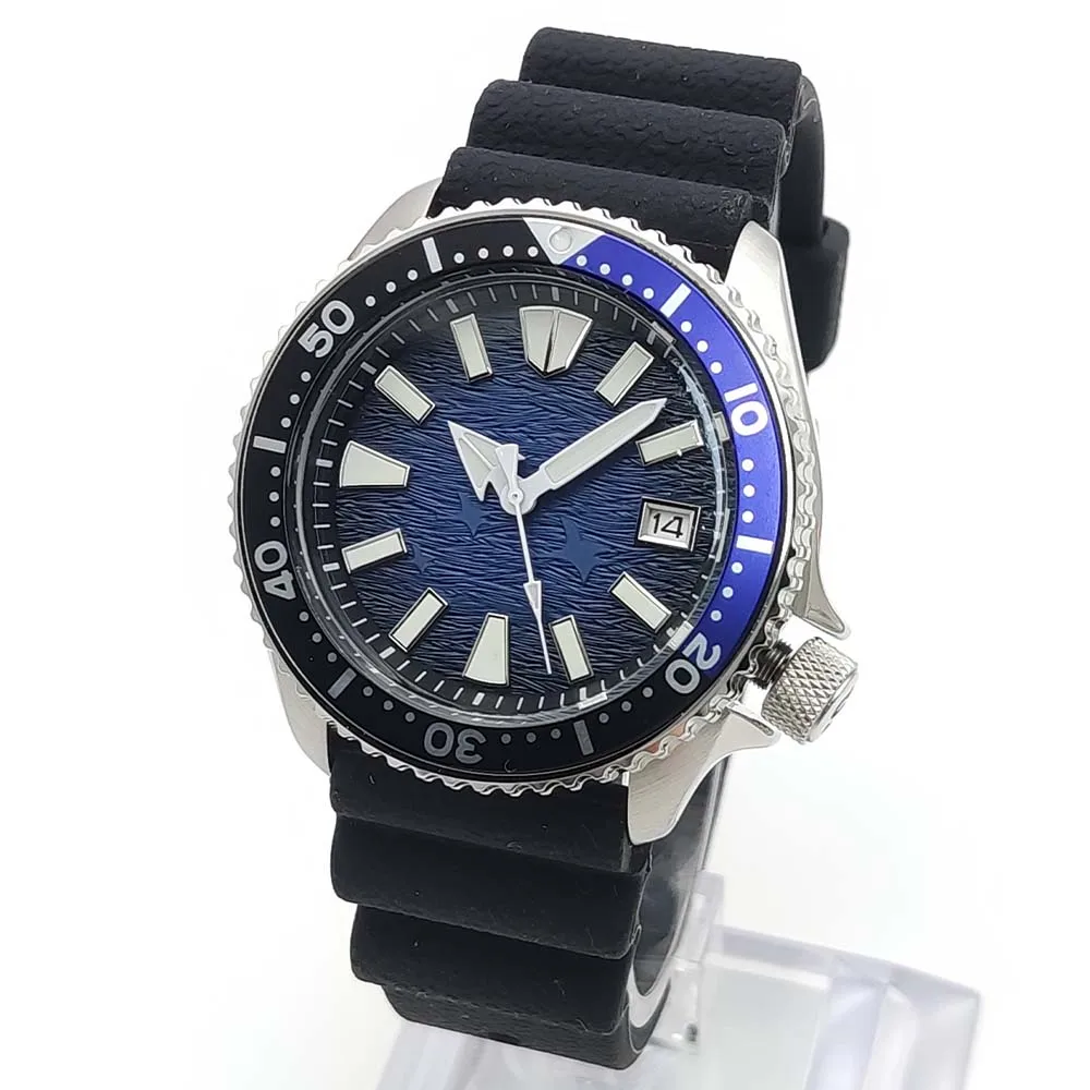 42MM SKX007 Watch NH35 Movement Men\'s Watch Automatic Mechanical Movement Stainless Steel Case Waterproof Sport Watch