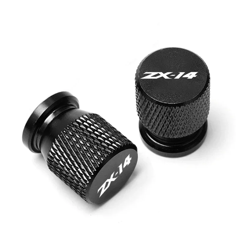 For Kawasaki Ninja ZX14 ZX 14 14R ZX-14 ZX-14R 2006-2015 2014 Accessories Motorcycle Wheel Tire Valve Air Port Stem Caps Cover