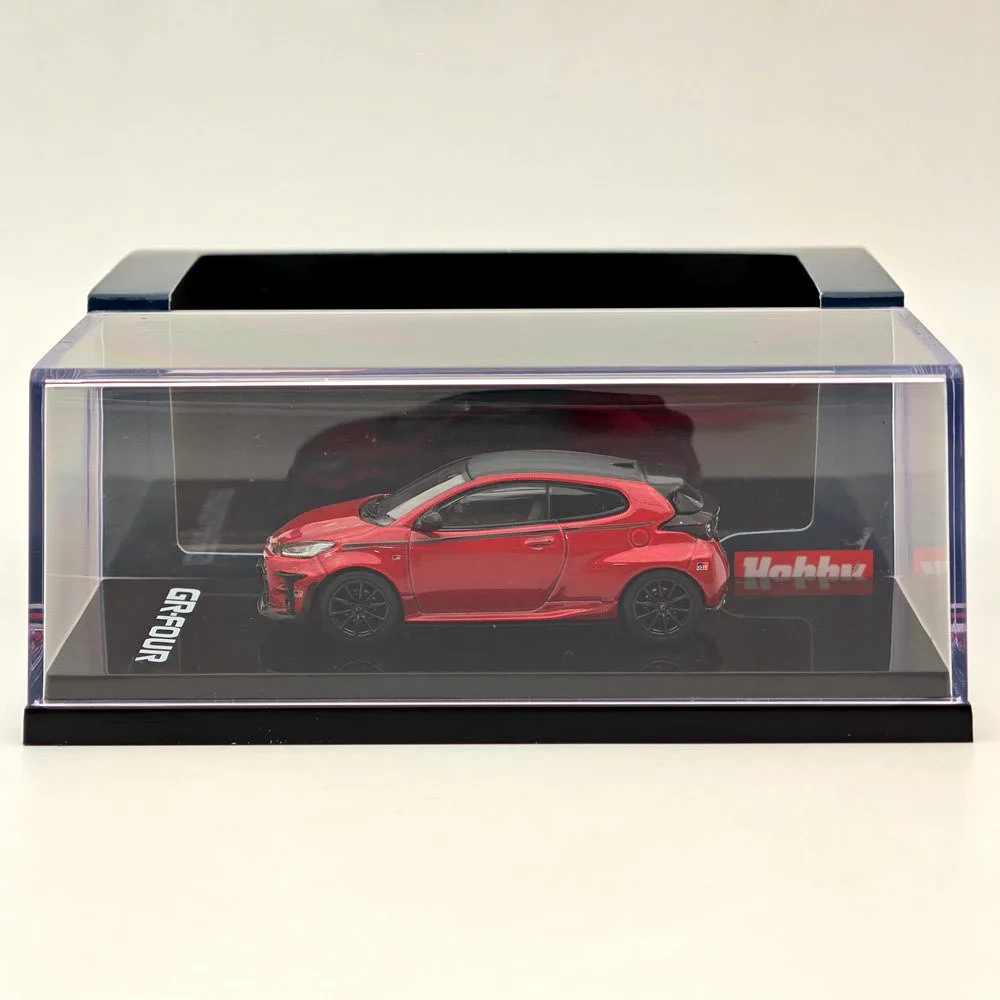 

1/64 Hobby Japan GR-Four YARIS RZ High performance GR Parts Red HJ642024GR Diecast Models Car Collection Auto Toys Gift