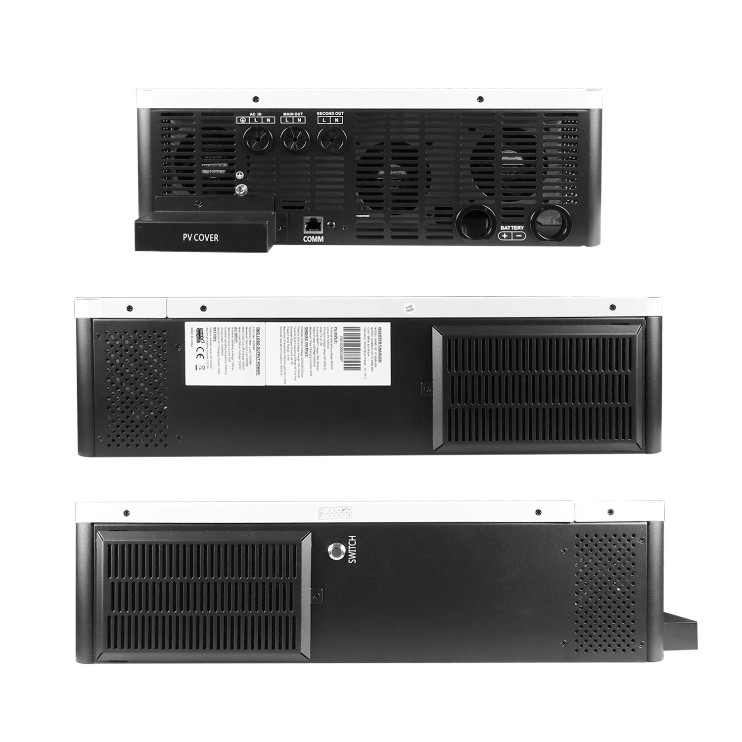 Onduleur Solaire Intelligent SY10.2, 10200va/10200w, Monophasé Sur Hors Réseau Hybride, 10kW, avec Contrôleur de Charge PT Régulé, Vente en Gros