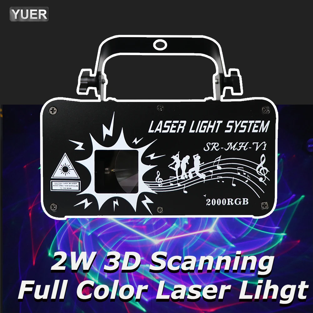 rgb animacao laser light beam scanner stage dj laser projector party disco dj laser effect light novo 2w 3d 01