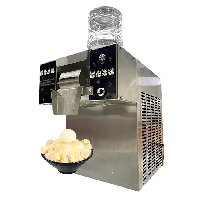

Машина для производства льда в виде снежинок Коммерческий льдогенератор Smoothie Cream Ice Crusher Машина для бритья снега с охлаждением