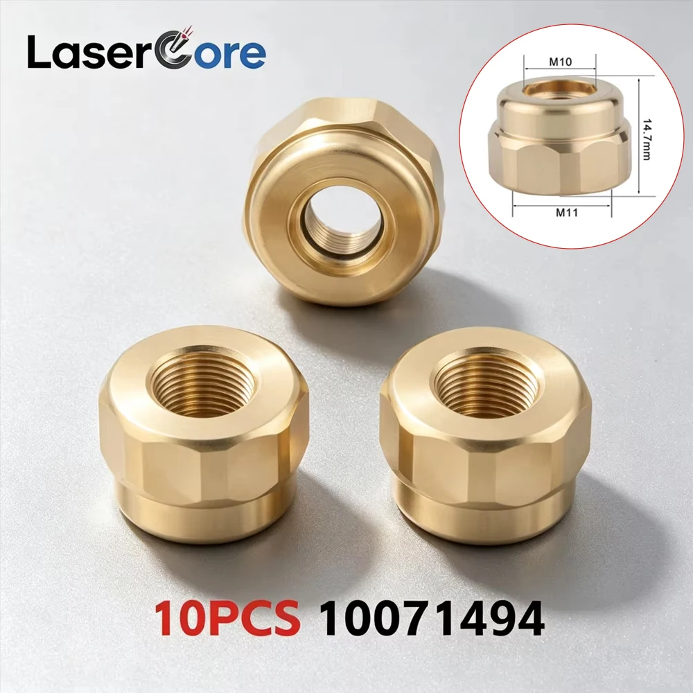 10Pcs/Lot 10071494 Fiber Laser Nozzle Body for 10083263 10075057 Laser Nozzle Body for by Fiber Laser Cutting Machines