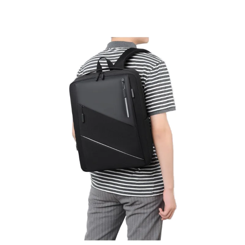 Bolsa para computador para negócios e lazer, simples, repelente de água, leve e multifuncional mochila de viagem