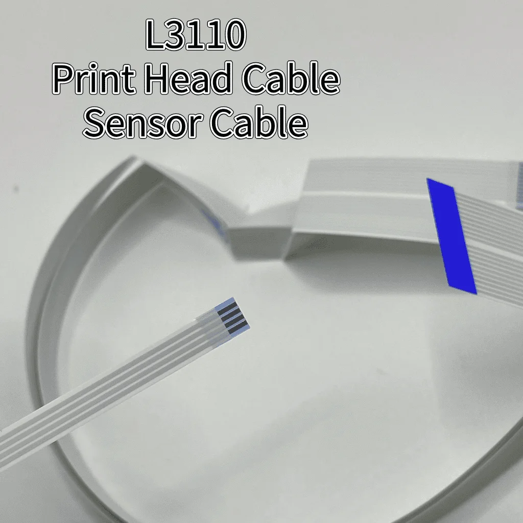 2 Sets Printhead Print Head Sensor Cable for Epson L1110 L3100 L3110 L3250 L3150 L3156 L3160 L3210 L3256 L3258 L5190 Printer - Image 2