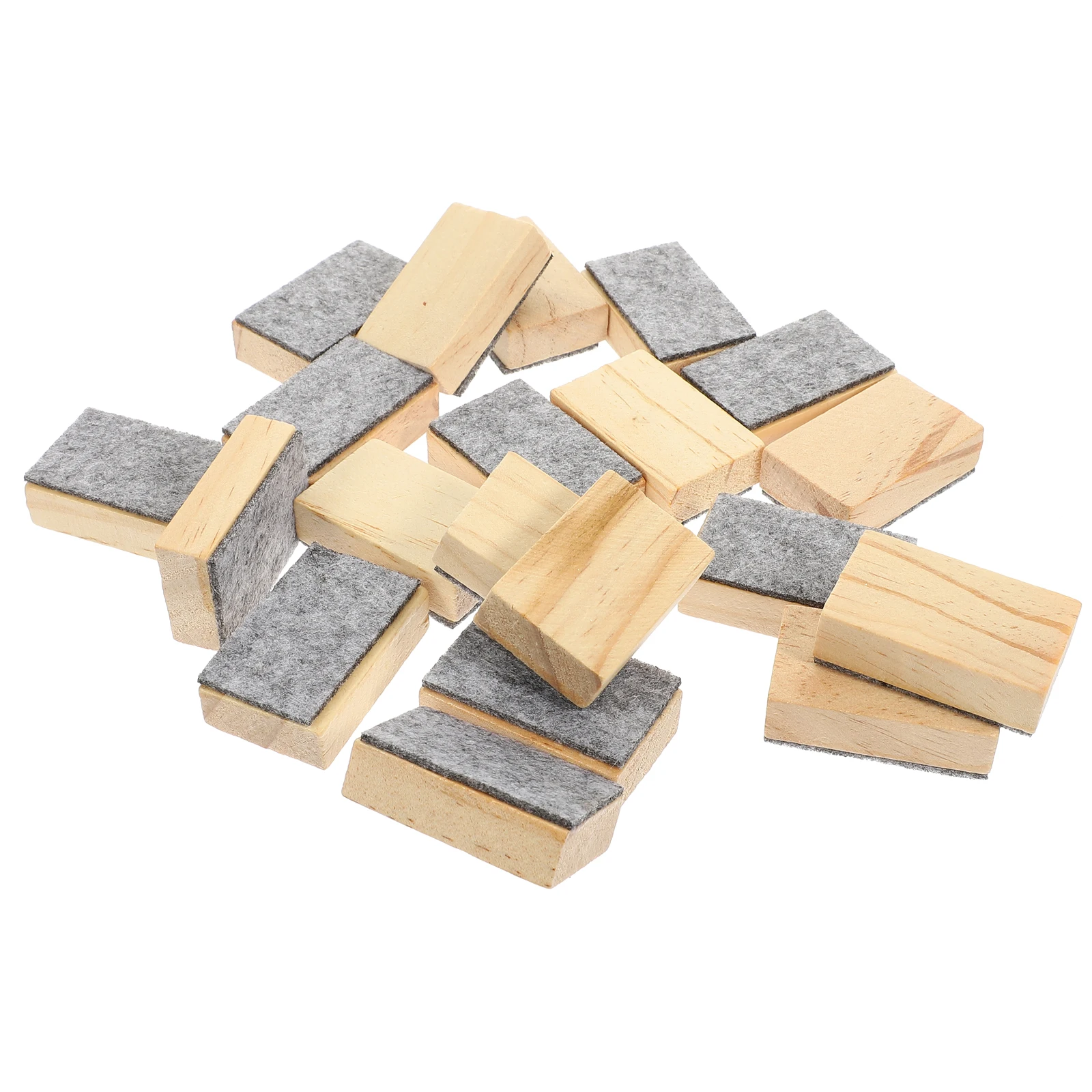 20 قطعة ممحاة السبورة اللباد منظف السبورة الخشبية الغبار الحرة الطباشير ممسحة لوازم الفصول الدراسية المدرسية لوازم المعلم السائبة #1