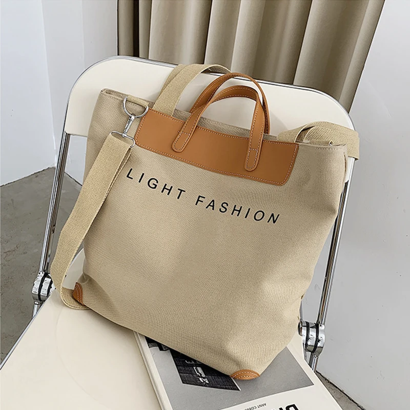 

Korean Version Handbag Women Bags Casual Commuter Shoulder Bag Female Large Bag Ins New Fashion Ladies Messenger Canvas Tote Bag