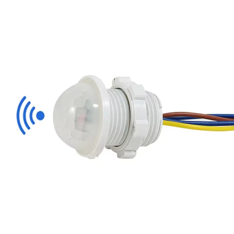 2pcs Smart Human Body Sensor 110V 220V PIR Infrared Motion Sensor Switch Auto LED On Off Light PIR Sensor Detector Smart Switch