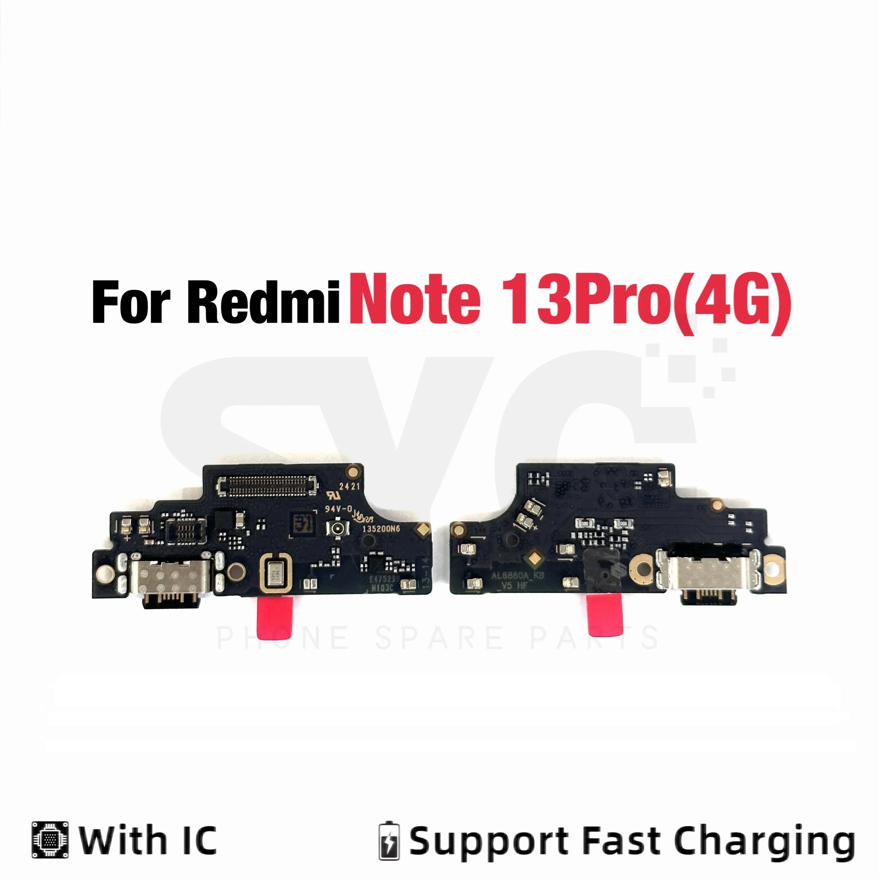 Good quality For Redmi 13 4G Note 13 Pro 4G USB Charging Port Dock Connector Flex Cable