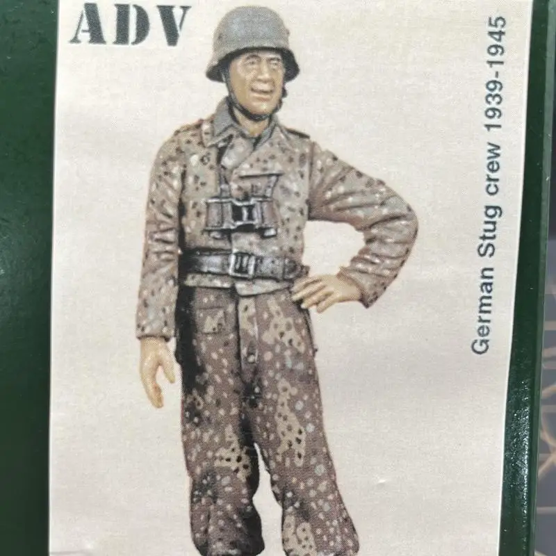 Figurine de Soldat de la Seconde Guerre Mondiale, Modèle Blanc en Résine GK1/35