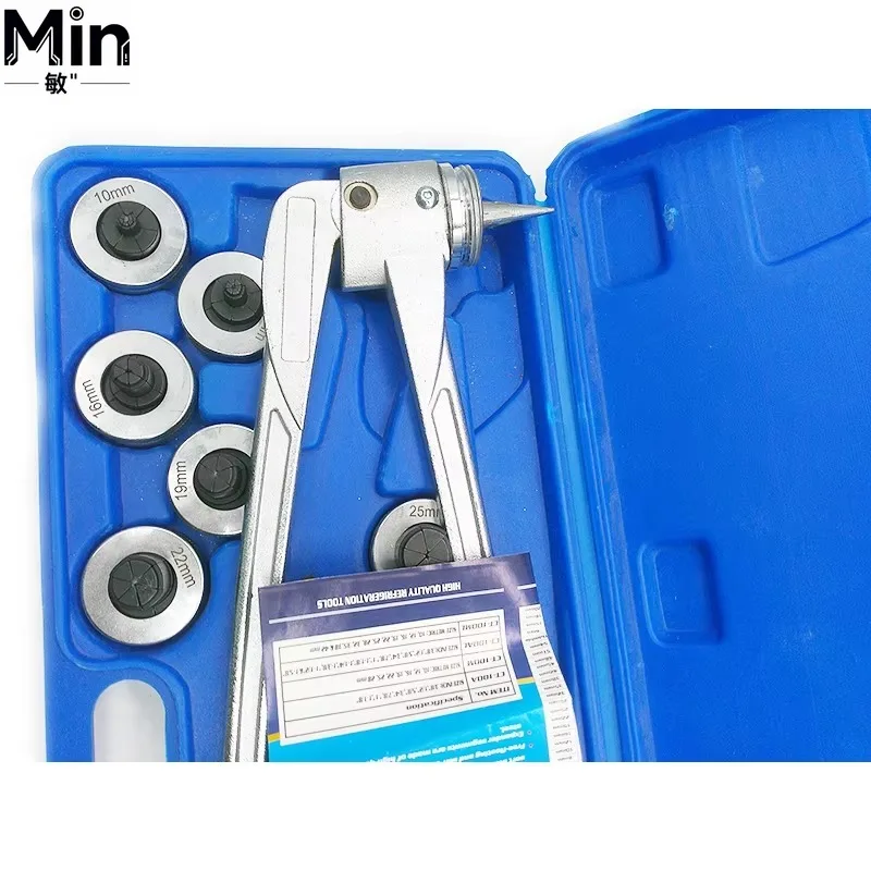 CT-100AL 10-42mm Hydraulic Manual Tube Expander Pipe Flaring Bender Tool for Copper Aluminum Pipes