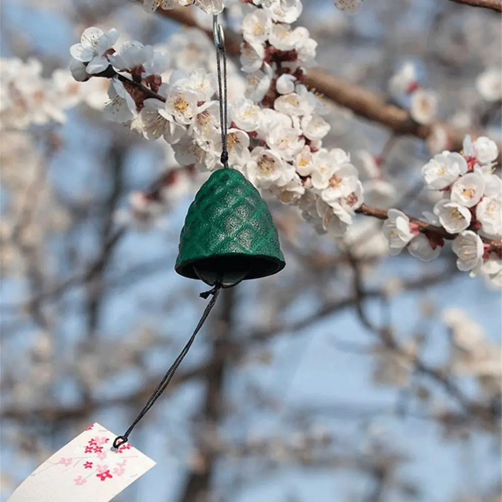 Durable Japanese-style Wind Chimes Cast Iron Metal Vintage Windchime Garden Decoration Chinese Hanging Bell Wind Bell Outdoor
