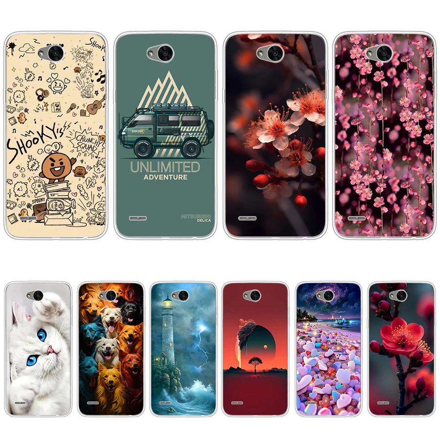 S5 colorful song Soft Silicone Tpu Cover phone Case for LG X Power 2