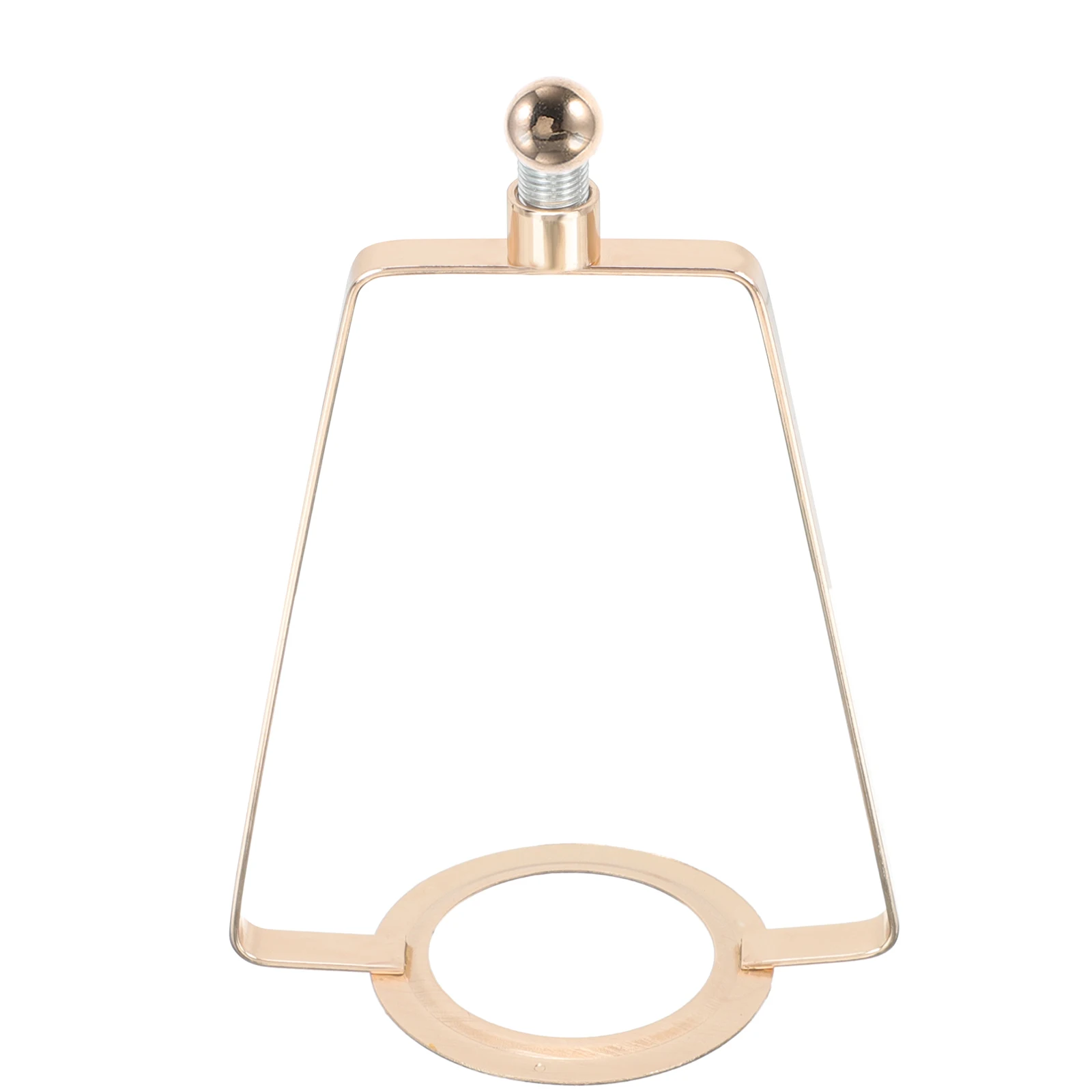 

Shade Harp Frame Golden Metal Fixtures Lighting Accessories Lamp Parts Hardware Clean Color Pure White High Strength Durability