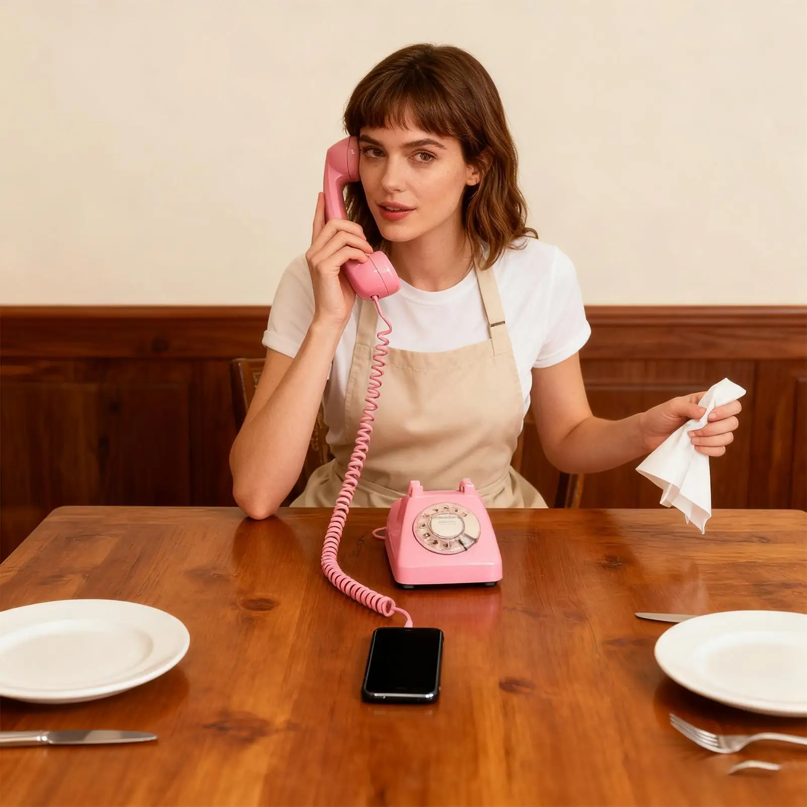 Handset For Cell Phone Retro Type-C Comfortable Home Supplies With Microphone Old Fashioned Phone For Offices Travel Kitchen