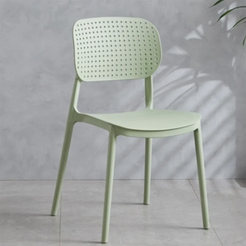 

Nordic Plastic Dining Chairs Elegant Modern Accent Desk Mobile Restaurant Chairs Living Room Sillas De Cocina Garden Furniture