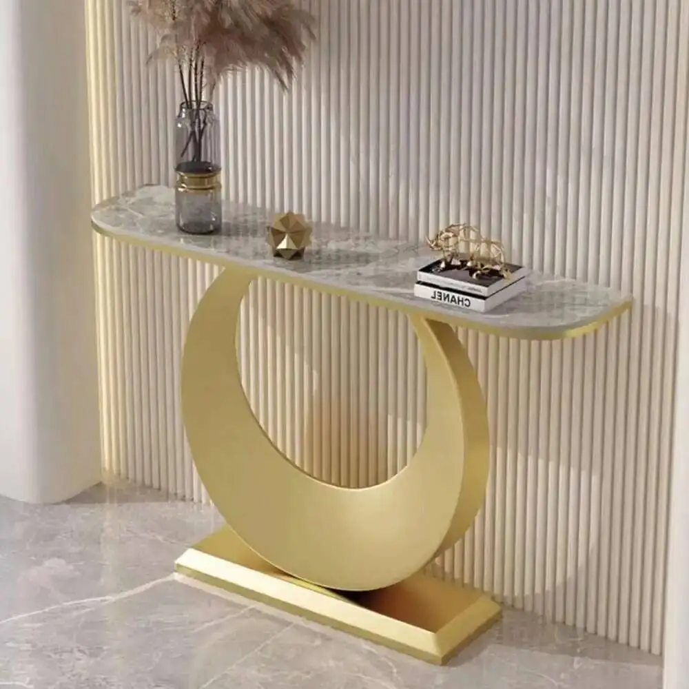 

Modern Console Table Metal Midcentry Entrance Nordic Luxury Console Tables Hallway Lobby Consolle Ingresso Living Room Furniture