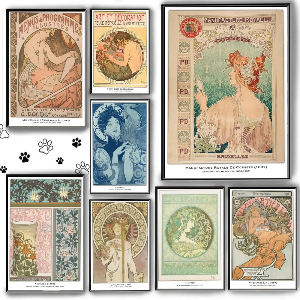 Retro Western Female Art Poster Self Adhesive HD PVC Wall Art - Waterproof & Stain Proof For Home Office