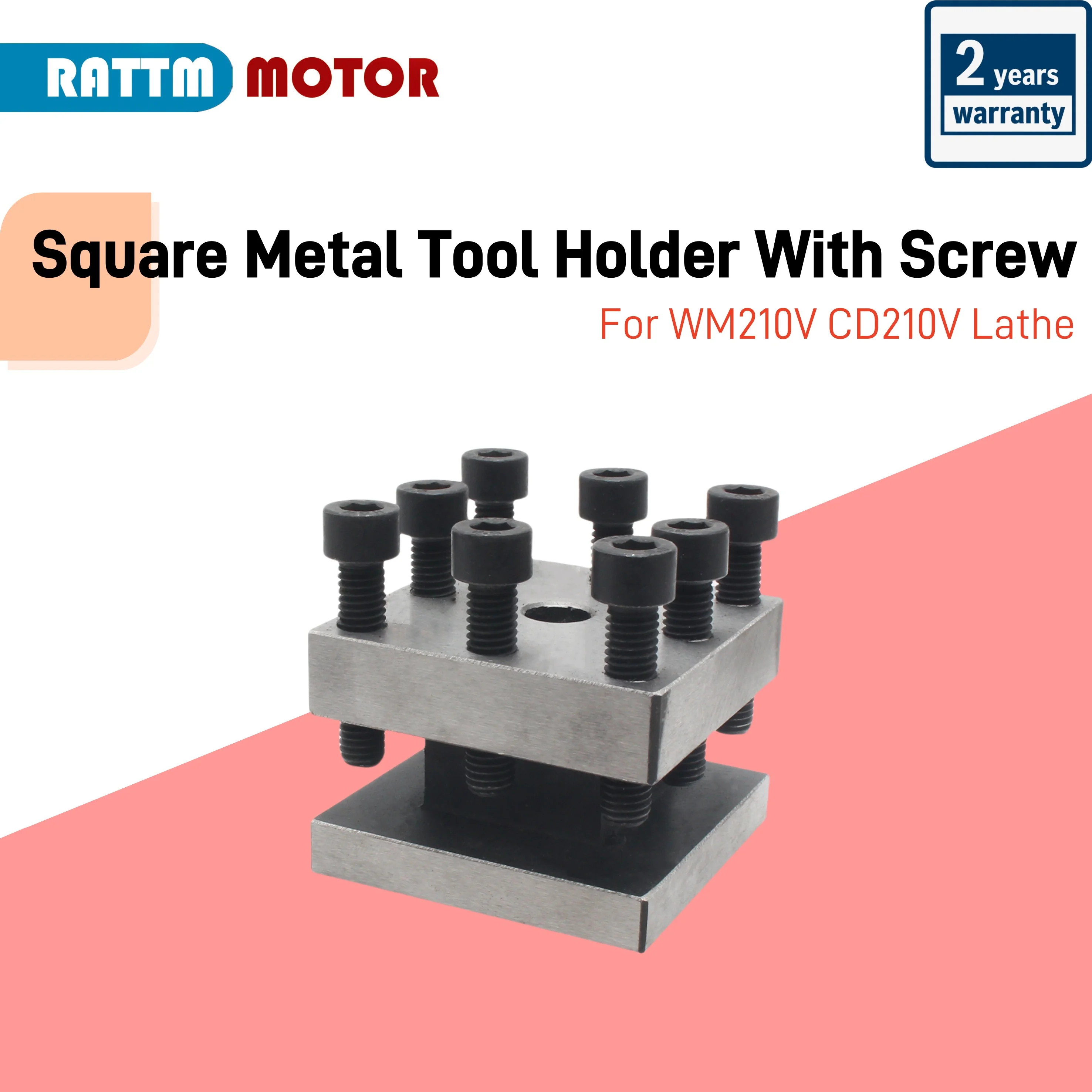 Platz Werkzeug Post Rest WM210V-212 Metall Werkzeug Halter Mit Schraube Für 550 W CJ 0618 750 W WM210V CD210V Drehmaschine Zubehör Teil