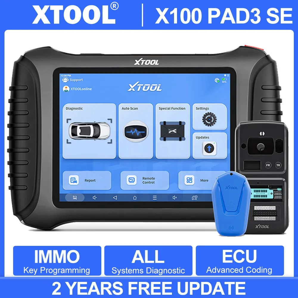 XTOOL X100 PAD3 SE Auto Key Programmer with KC501 for Benz/GM All Key Lost Built-in CAN FD Auto Diagnostic Tools XTOOL PAD3 PRO