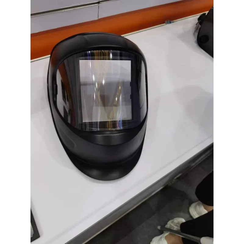 خوذة لحام يعتم أوتوماتيكية تعمل بالطاقة الشمسية بشاشة فيديو كبيرة