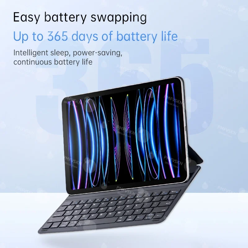 Ultra Light Smart Keyboard Folio Case For iPad Air 11 13 2024 2025 iPad 11th A16 10th Gen Air 4 5 10.9'' iPad Pro 11 12.9 13 M4