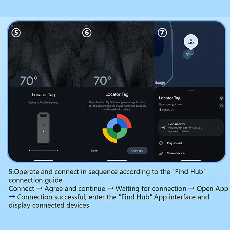 جهاز Google Locator Find Android المضاد للخسارة، جهاز تعقب محفظة الأمتعة، نظام تحديد المواقع العالمي، مناسب لهواتف Apple Android